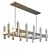 Elegant Nash Linear Chandelier 3D model small image 2