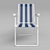 Gradient Beach Chair in Vray 3.60 3D model small image 2