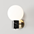 Modern 1-Light Bohrer Sconce 3D model small image 2