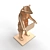 Title: BearMade Plywood Bear Model 3D model small image 1