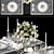 White Bouquet Table Setting 3D model small image 2