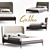 Luxury GALILEO Bed: Elegant & Ergonomic 3D model small image 1