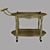 Elegant Versailles Serving Table 3D model small image 2