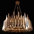 Luxury Vintage-Inspired Chandelier: Palermo 3D model small image 2