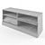 HAVSTA TV Stand - Grey 3D model small image 1