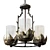 Elegant Water-Lily Chandelier 3D model small image 2