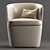 Modern Atelier Design Chair 3D model small image 2