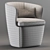 Modern Atelier Design Chair 3D model small image 3