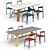 Refectory Renaissance: Artigiano Tables & Alma Chairs 3D model small image 1