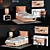 Cozy Kids' Furniture Set 3D model small image 1