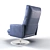 Elegant German Koinor Chair 3D model small image 2
