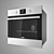 Zanussi ZOP53792XK Built-in Oven - Sleek and Efficient 3D model small image 1