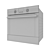 Zanussi ZOP53792XK Built-in Oven - Sleek and Efficient 3D model small image 3