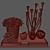 Versatile Decor Set 12 3D model small image 3