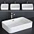 Strada II Ceramic Washbasin Collection 3D model small image 1