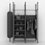 Fashion Store Shelving: Hangers, Clothes, Shoes & Bags 3D model small image 3