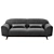 Luxury Comfort: Mesonica "Nesbo" Sofa 3D model small image 2