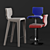 Sophisticated Chabada Stool: Modern Design 3D model small image 2