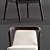 Elegant Armchair with Feat-Friendly Armrests 3D model small image 2