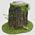 3D Trunk Tree Sculpture 3D model small image 1