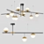 Modern Technum Chandelier: Elegant Lighting Solution 3D model small image 2