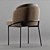 Elegant Minotti FIL NOIR Chair 3D model small image 2