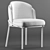 Elegant Minotti FIL NOIR Chair 3D model small image 3