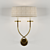 Modern Twist Double Sconce 3D model small image 1