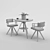 Austin Powers: Stylish Modern Table 3D model small image 2