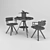 Austin Powers: Stylish Modern Table 3D model small image 3
