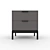 Compact Storage Cabinet: 45cm Height, 50cm Width, 40cm Depth 3D model small image 1