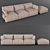 Modern Elegance: Ego Miami Sofa 3D model small image 1