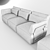 Modern Elegance: Ego Miami Sofa 3D model small image 3