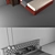 Sleek Modern Bed Model 3D model small image 2