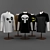 Stylish T-Shirt Mannequin Set 3D model small image 1