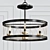 Crisscross Pendant Chandelier 3D model small image 1