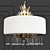 Elegant Vivienne Chandelier 3D model small image 1