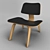Vitra Leather Plywood Chair 3D model small image 1