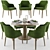 Sophie Dining Chair: Elegant, Comfortable, and Ready-to-Use 3D model small image 1