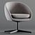 Stylish Minotti Russell Chair | Elegant Design & Comfort 3D model small image 1