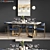 Elegant Lenox Dining Set 3D model small image 1