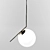 Berry Pendant Lamp - Elegant Illumination 3D model small image 1