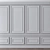 Elegant Wall Moulding: Enhance Your Space 3D model small image 1