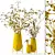 Elegant Twigs in Echasse Vases 3D model small image 3