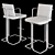 Modern SG2 Murena Bar Stool 3D model small image 2