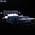 Elegant Mezzo Bed: Luxurious Sanctuary 3D model small image 1