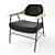 Sleek Finn Lounge Chair by Oliver Hrubiak 3D model small image 1