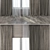 Elegant Roman and Straight Curtains 3D model small image 2