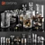 Elegant Crystal Barware Set 3D model small image 1