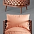 Elegant Arabesque Armchair 3D model small image 2